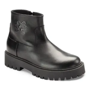 3031 - Black Soft Leather Bootie for Girl/Teen/Women by London Kids
