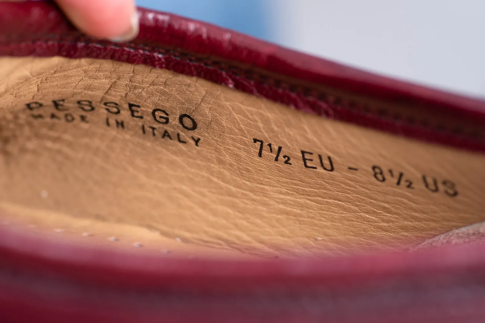 Bally Men's Mahogany Leather Penny Loafers, UK 7.5, US 8.5