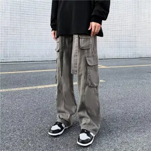 Blavra Loose Drape Street Workwear Pants
