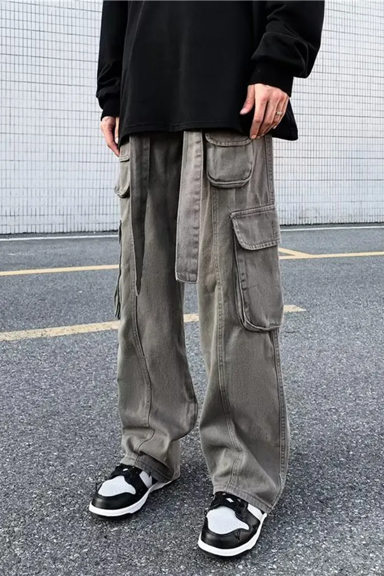 Blavra Loose Drape Street Workwear Pants