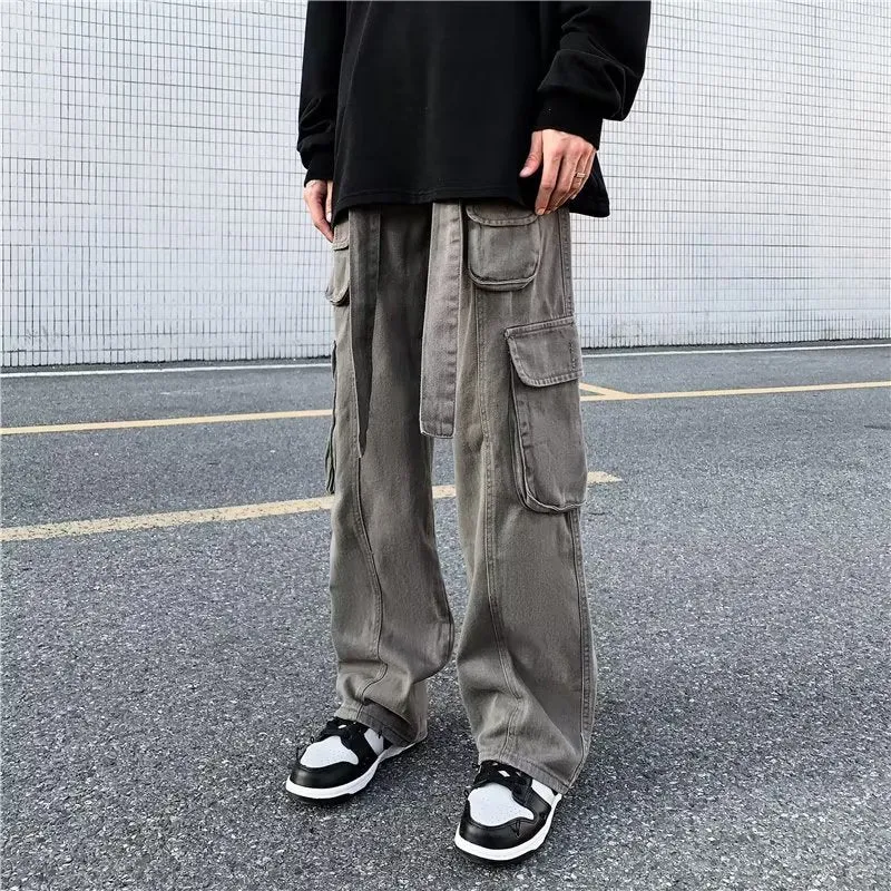 Blavra Loose Drape Street Workwear Pants