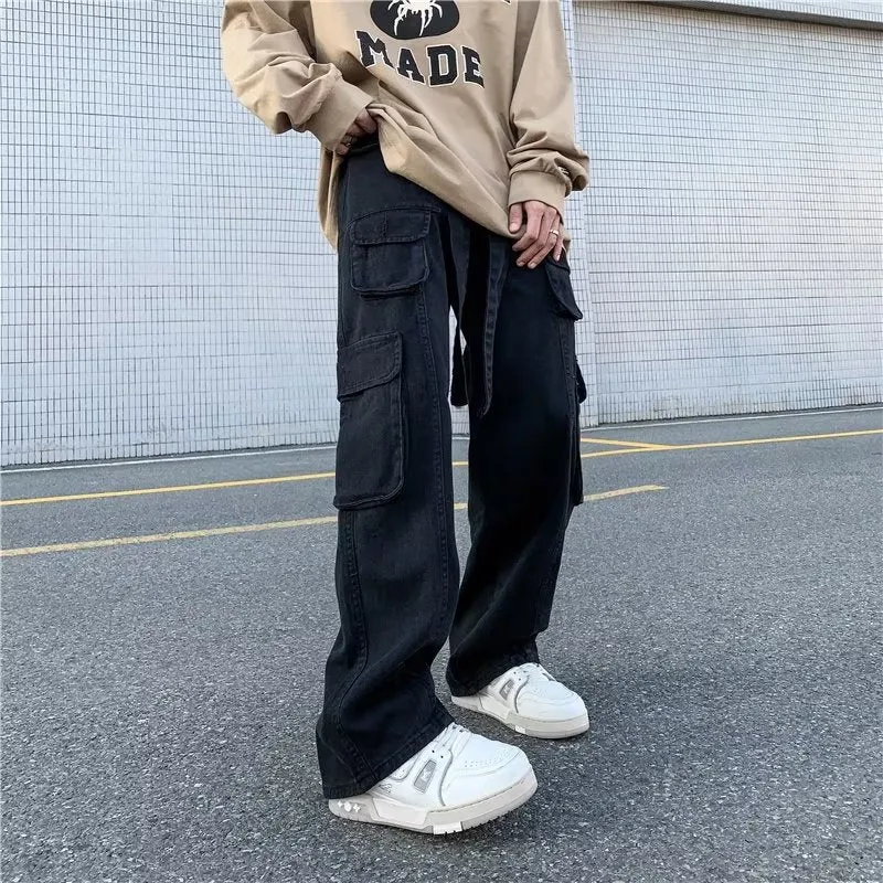 Blavra Loose Drape Street Workwear Pants