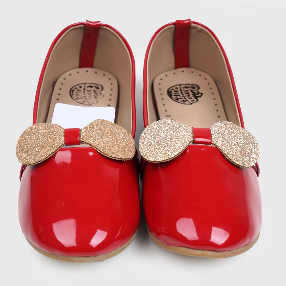 Girls Pumps 40-23 - Red/Gold