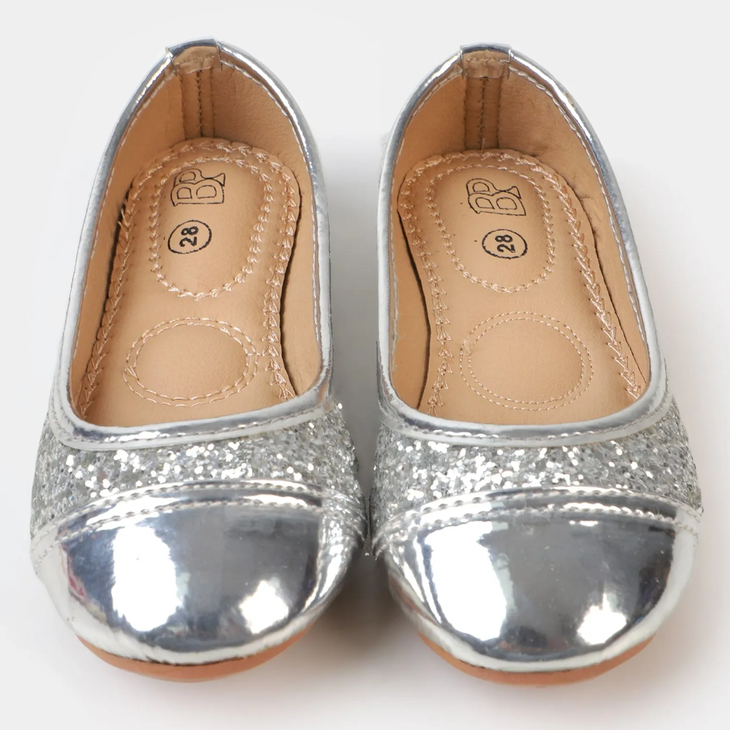 Girls Pumps SP-32-SILVER