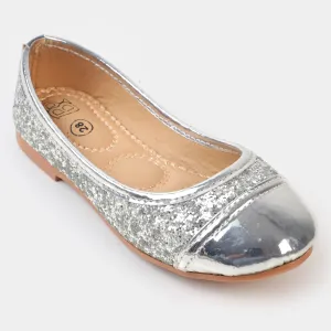 Girls Pumps SP-32-SILVER