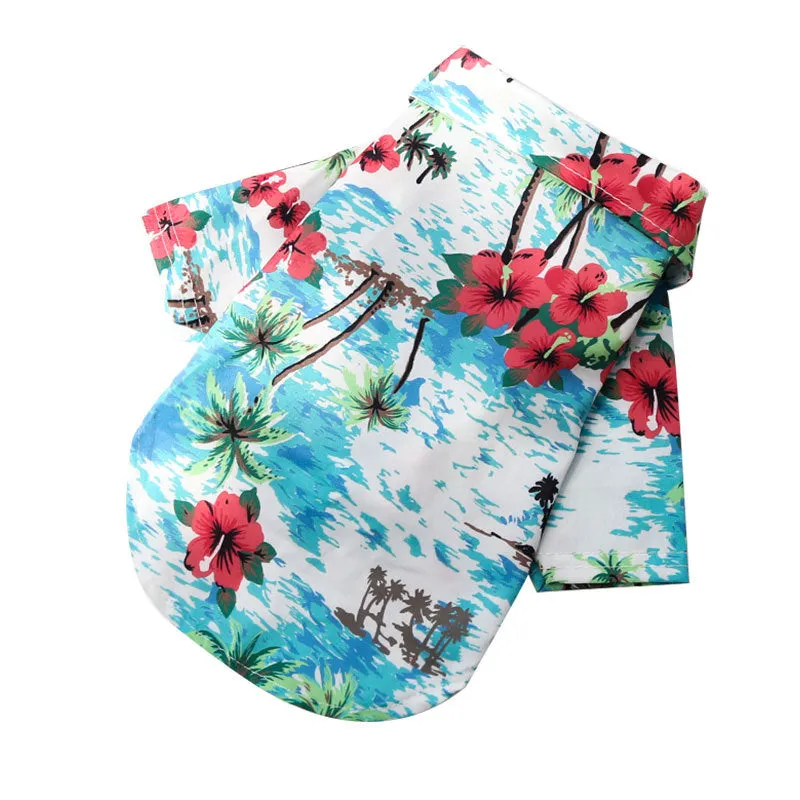 Hawaiian Style Dog Shirt
