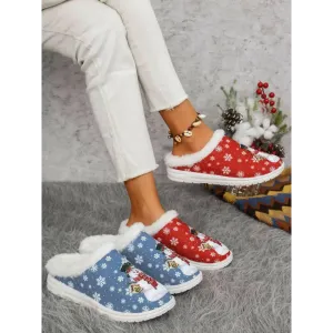 Indulge in Luxury Fashion for Women with Elegant Faux Fur Heel Flats
