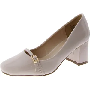 Jones New York Womens Aubin Patent Block Heel Pumps