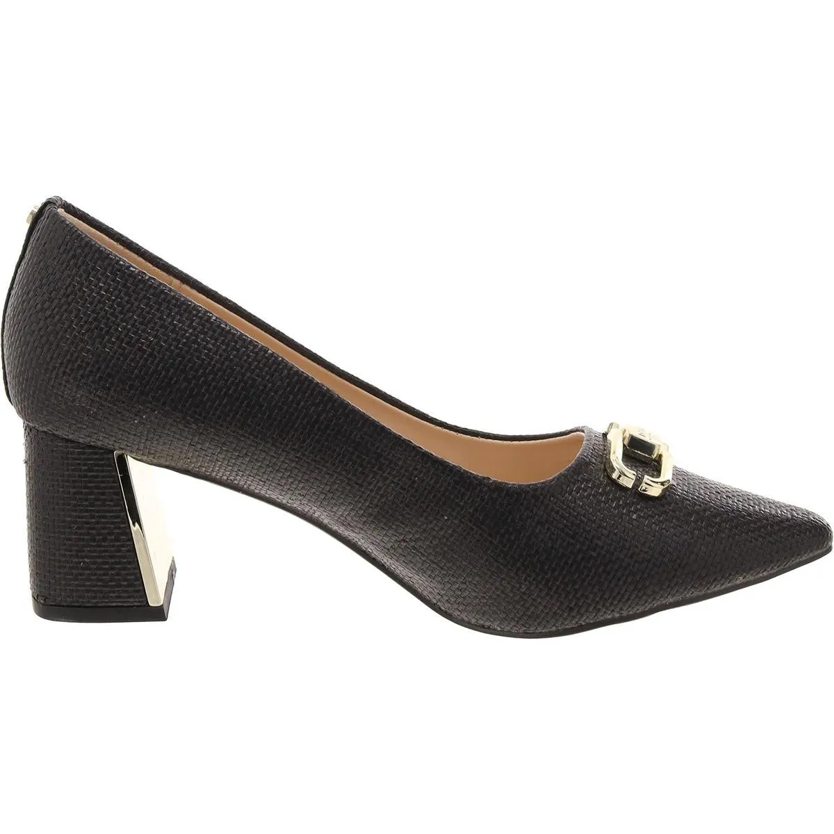 Jones New York Womens Candyn Woven Embellished Pumps