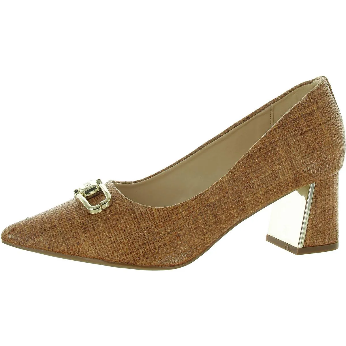Jones New York Womens Candyn Woven Embellished Pumps