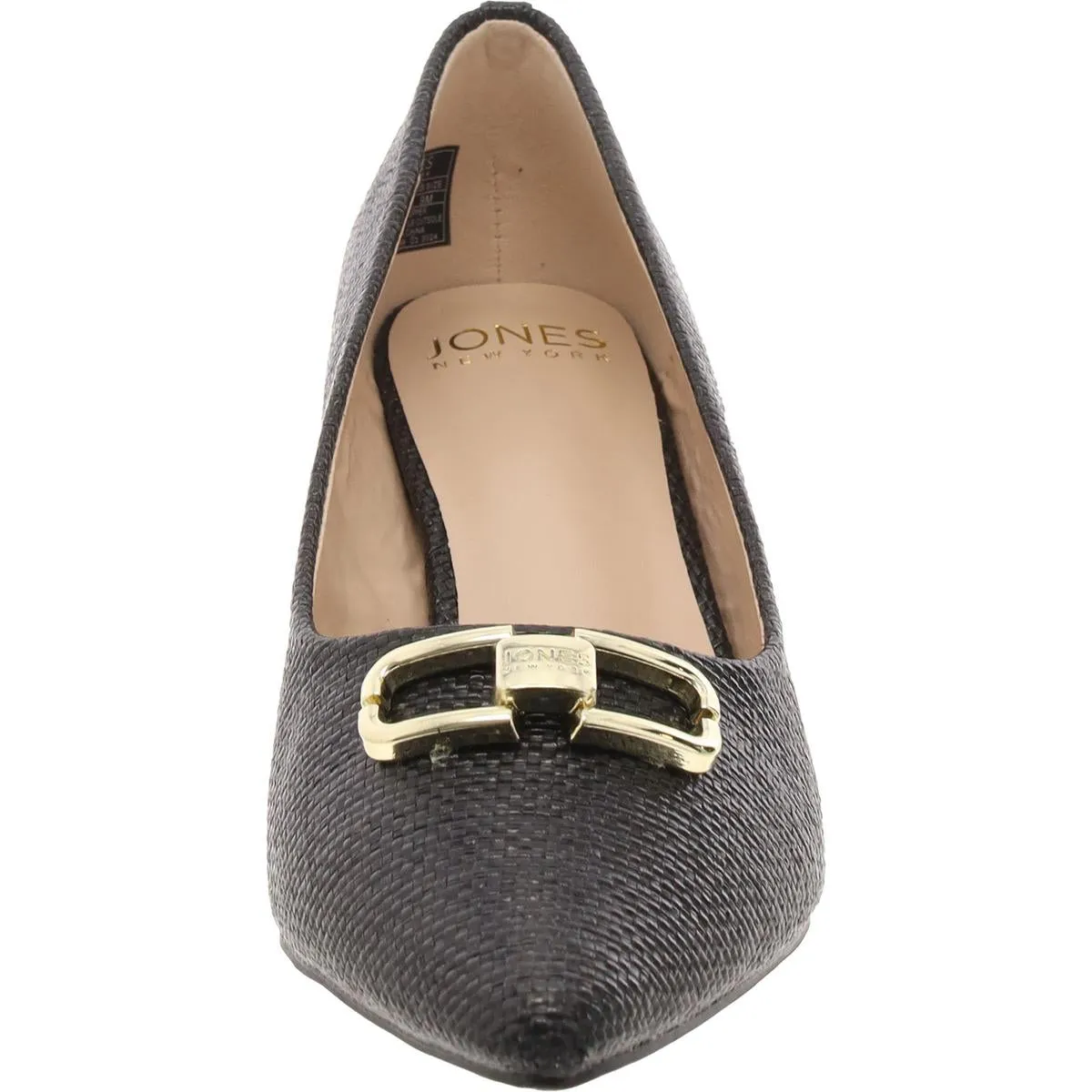 Jones New York Womens Candyn Woven Embellished Pumps