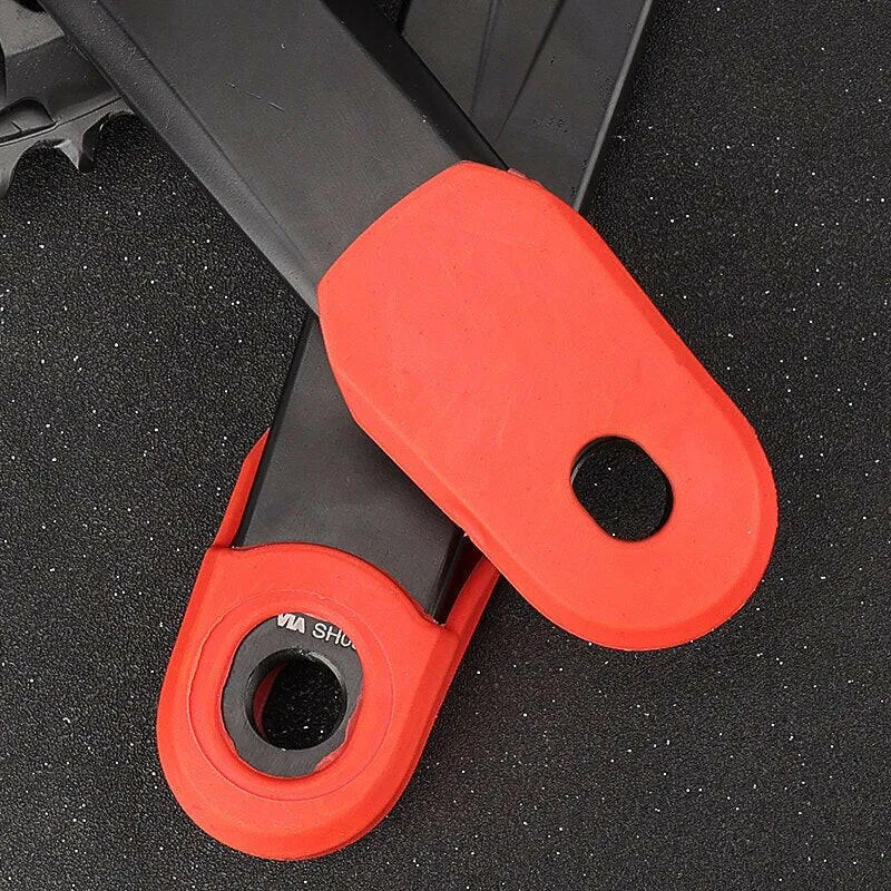 Leybcle Bicycle Crank Protector Carbon Crankset Silicone Gel Cover Protective Sleeve Bicycle Boots 2pcs Bicycle Accessories