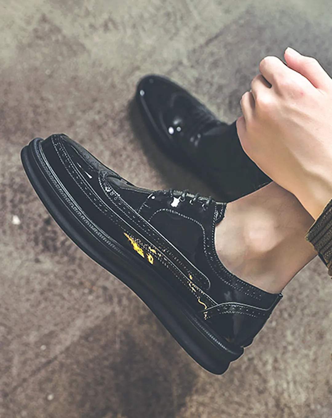 ♂♀Medallion Oxford Shoes