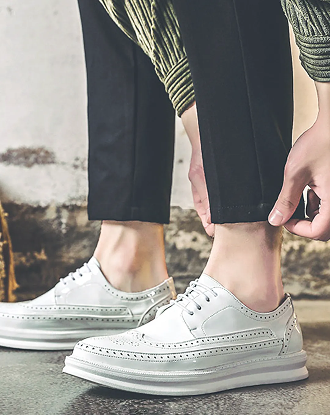♂♀Medallion Oxford Shoes