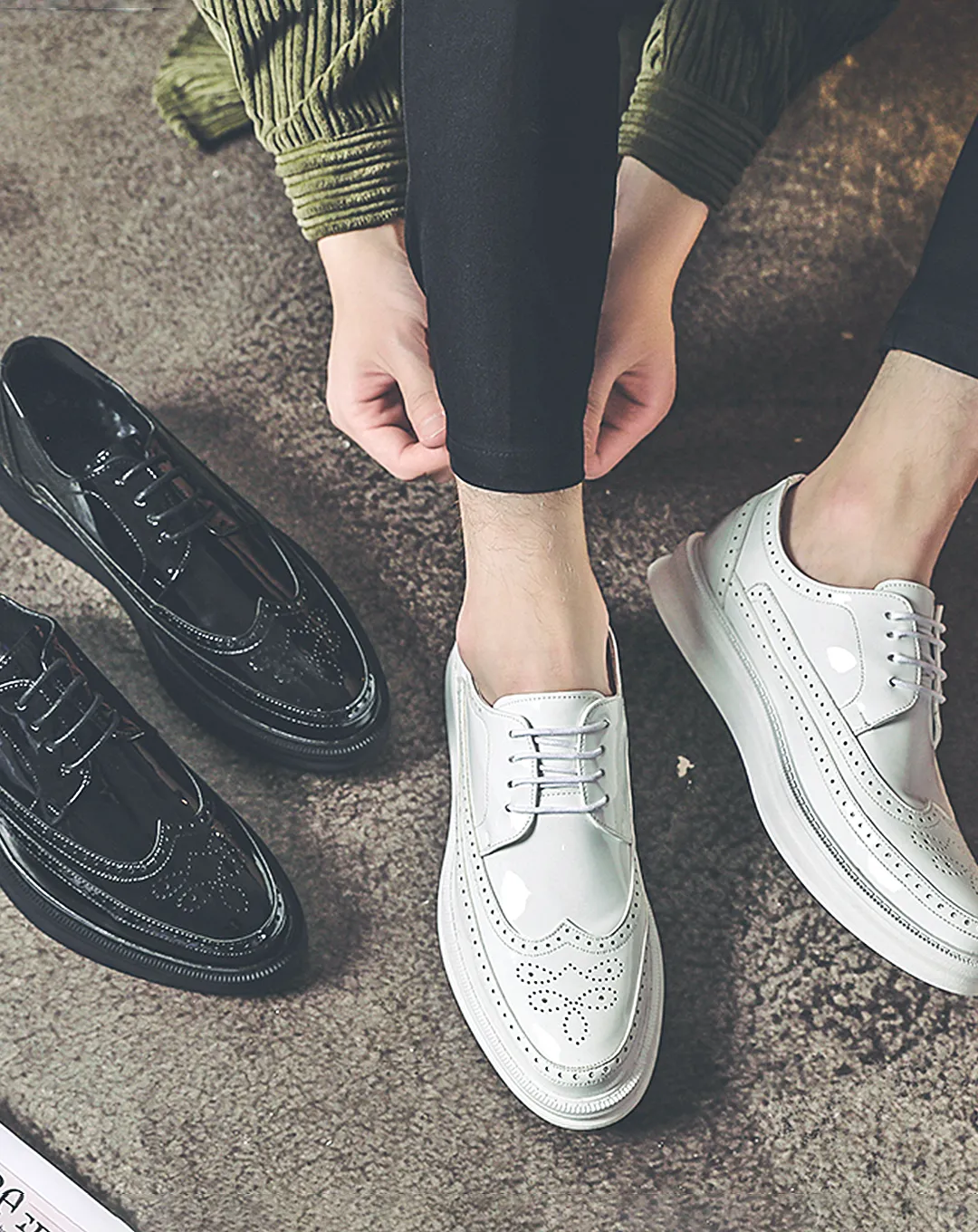♂♀Medallion Oxford Shoes