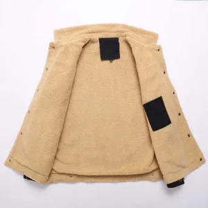 Men's Padded Cotton Workwear Casual Jacket