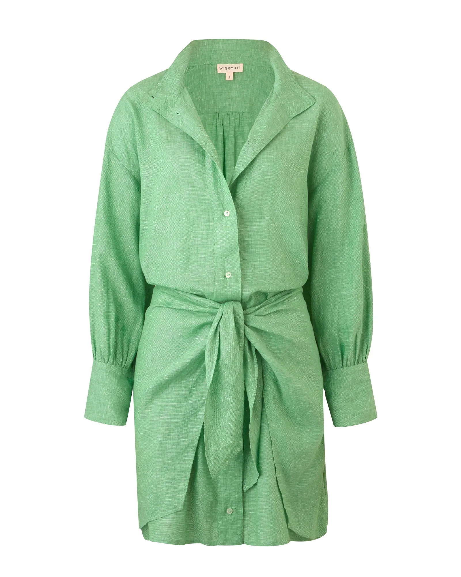 Mini Sarong Shirt Dress