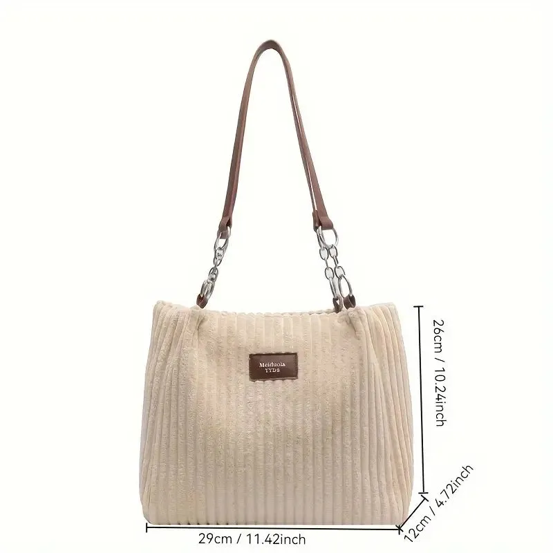 ORNA - Corduroy Tote Bag