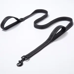 Pet Products Leash- Leash Nylon Double Thickened Reflective Dog Leash