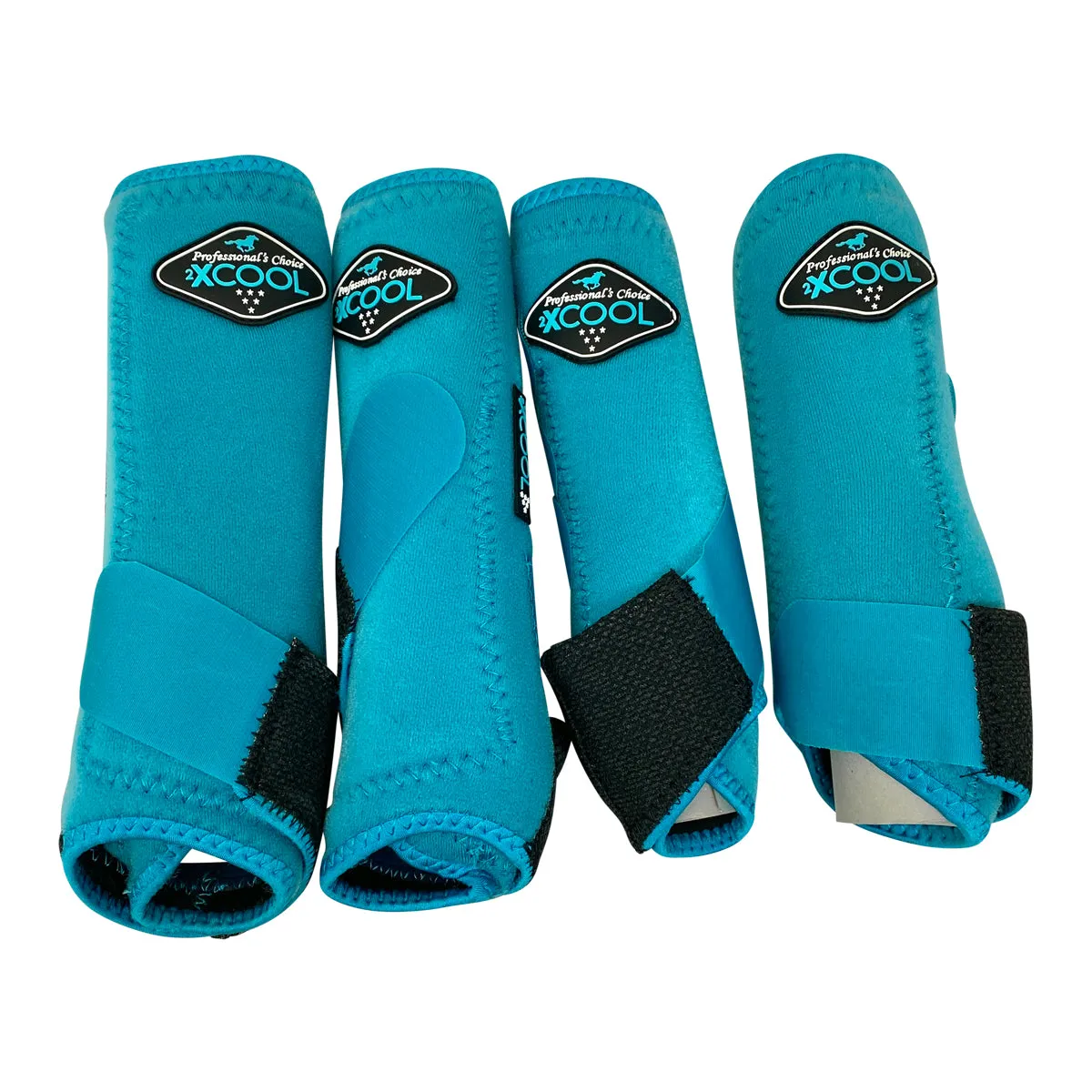 Professional's Choice 2XCool 4 Pack Splint Boots in Turqoise - Small