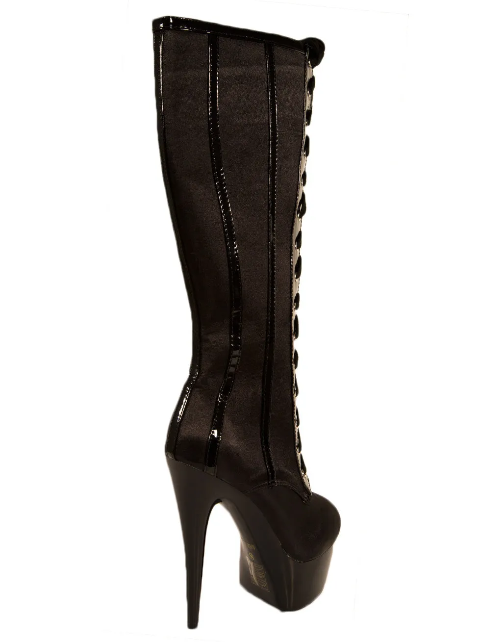 Raven Satin Boots