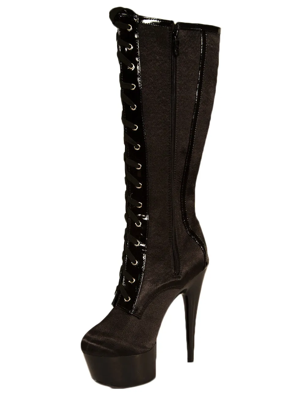 Raven Satin Boots