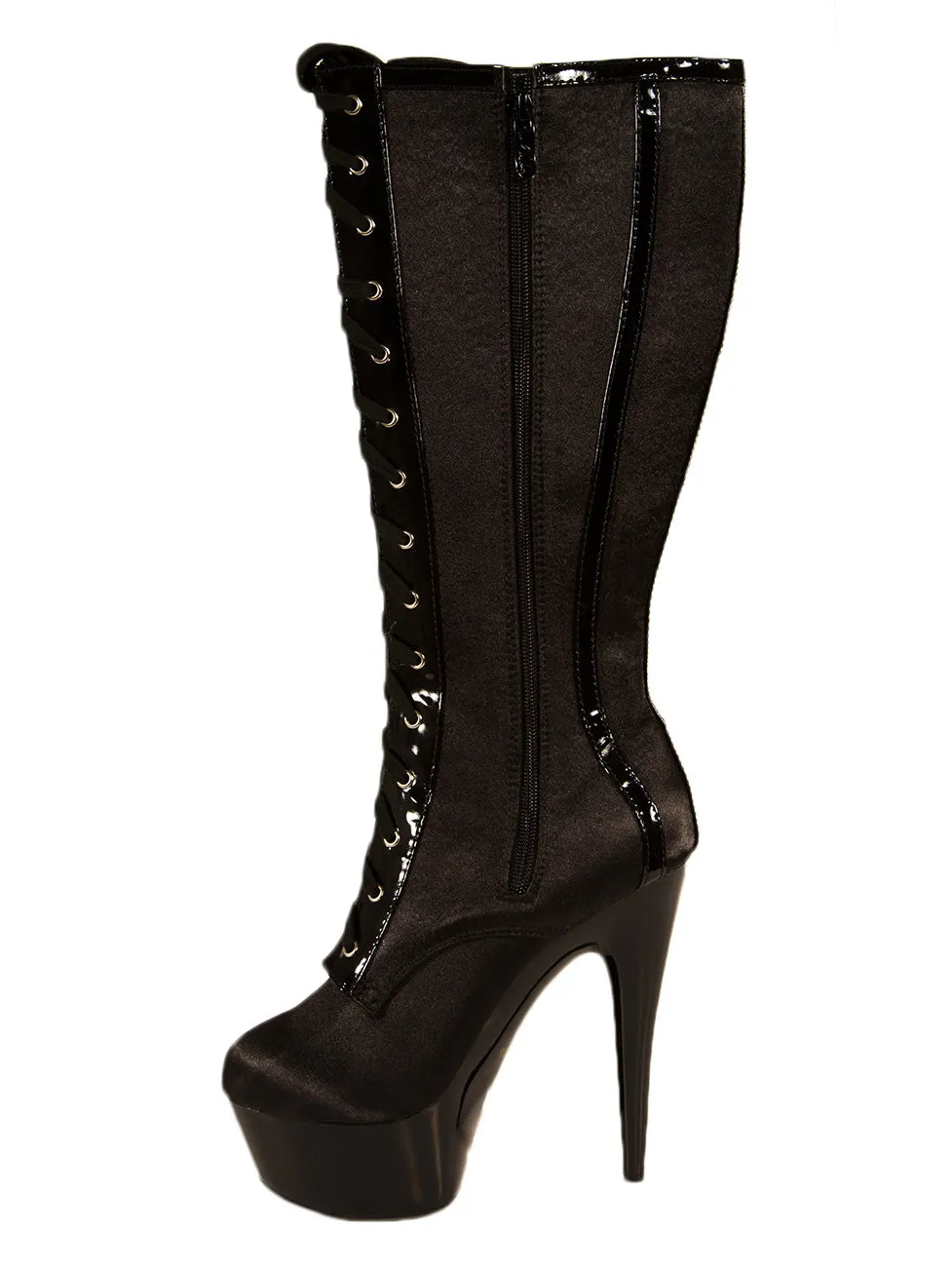 Raven Satin Boots