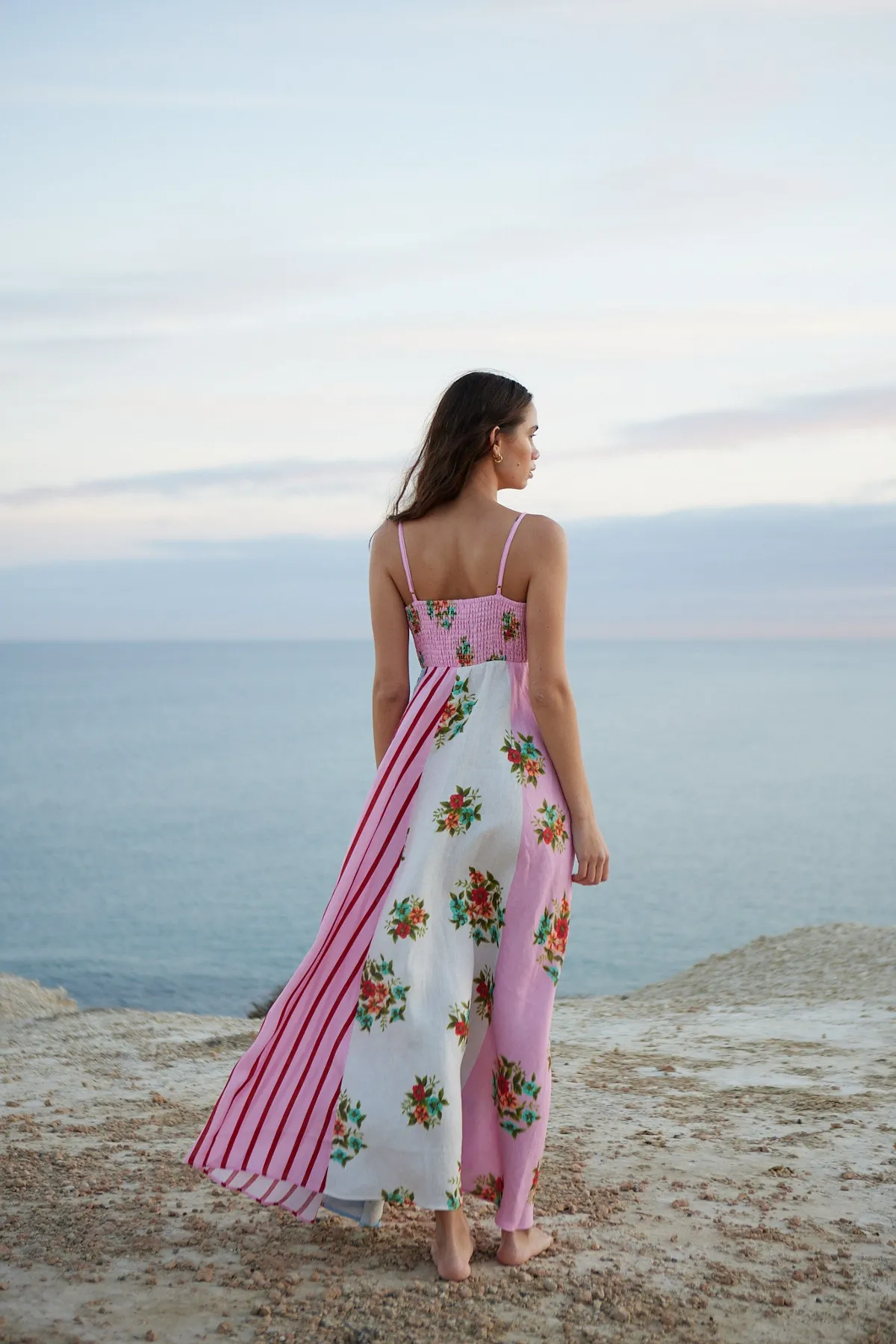 Rue Dress in Multi Bouquet
