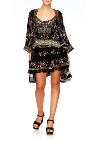 SHORT FRILL HEM SKIRT DANCING IN THE DARK