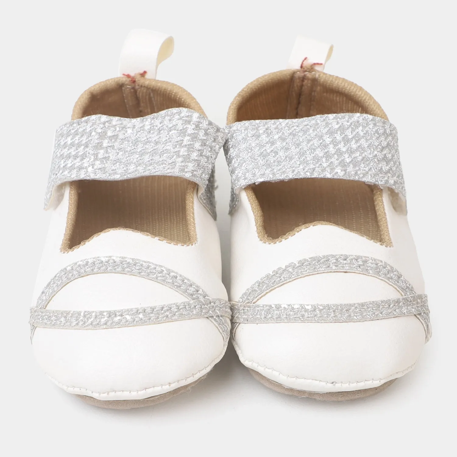 Soft Little Baby Girls Shoes - White