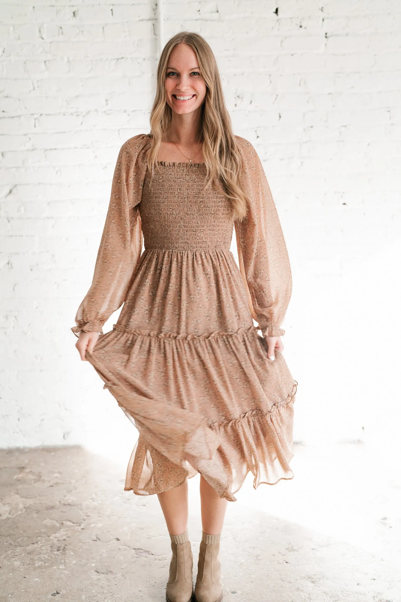 Sway With Me Floral Tiered Dress