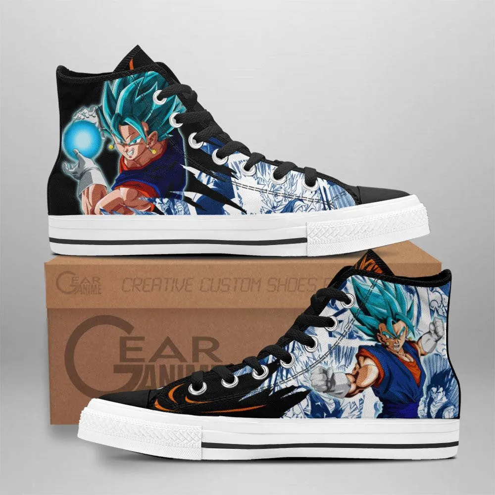 Vegito High Top Shoes Custom Manga Anime Dragon Ball Sneakers