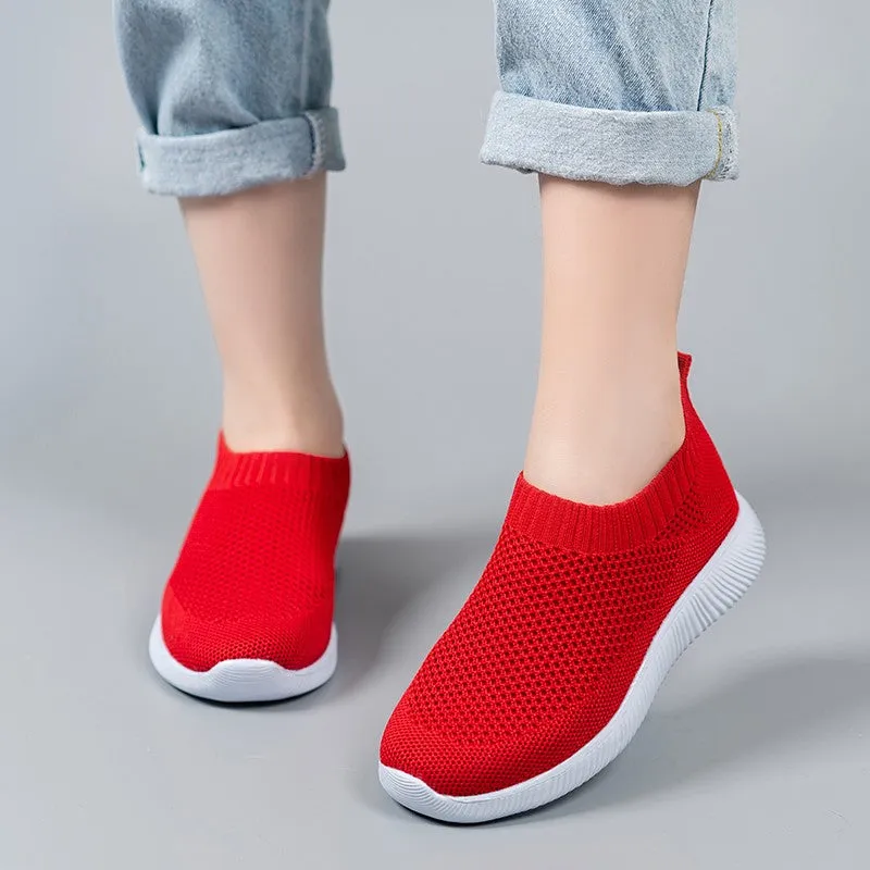 Women's Walking Shoes | Simple Slip on | Mesh | MoSocks
